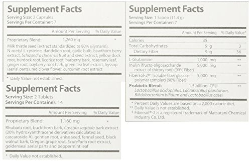 NutriClean 7 Day Cleansing System with Stevia: Probiotic for Digestive Health, Immune Support, Fiber, Magnesium and Herbal Blend (7 Servings, Gluten-Free)