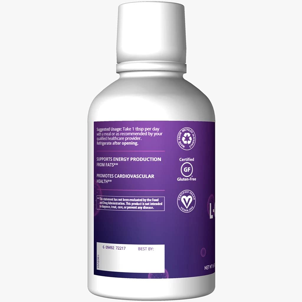 MRM Nutrition CoQ-10 L-Carnitine Liquid | Orange-Vanilla Flavored | Energy + Antioxidants | Naturally derived CoQ-10| 32 Servings