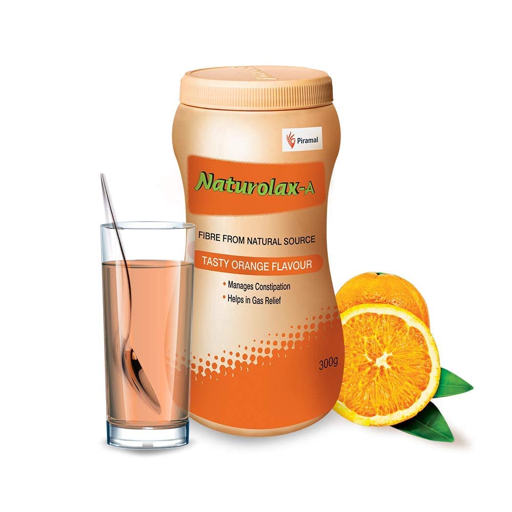 Naturix Naturolax-A Isabgol Husk Powder, Orange, 300 GMS