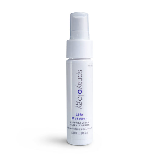 Sprayology Life Detoxer | Environmental Detoxing Spray | Natural Liver & Lung Support with Milk Thistle | Homeopathic Detox for Respiratory Health & Coughing | Gentle Daily Detox (1.38 fl oz)