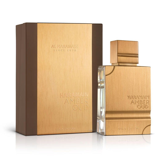 Al Haramain Amber Oud Gold Edition Eau De Parfum Spray 60ml (2 oz) - Unisex Arabian Perfume for Women & Men, Long-Lasting Amber Cologne with Refreshing & Sweet Fragrance