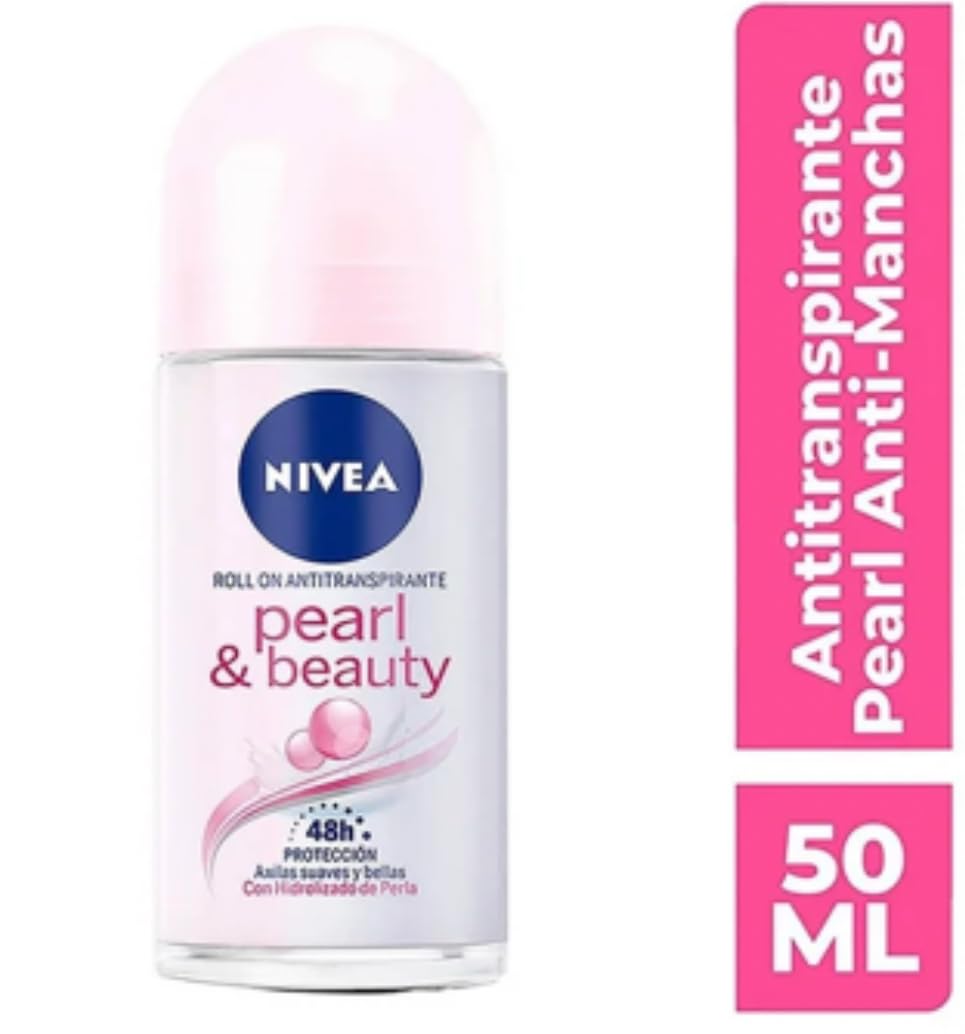 Nivea Pearl Beauty Roll On For Women, 50Ml (Pack Of 2)