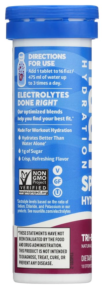 Nuun Electrolytes - 8-Pack Tri-Berry, One Size