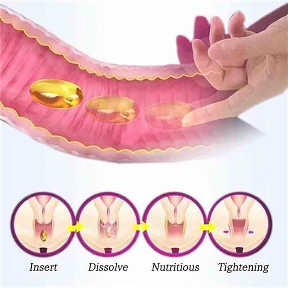 Dmqwhtj Natural Repair Vagianal Capsules, Instant Itching Stopper & Detox and Slimming Capsules, Anniecare Natural Repair Viginal Capsule, Slimming Firming Capsules for Women (1 Bag)