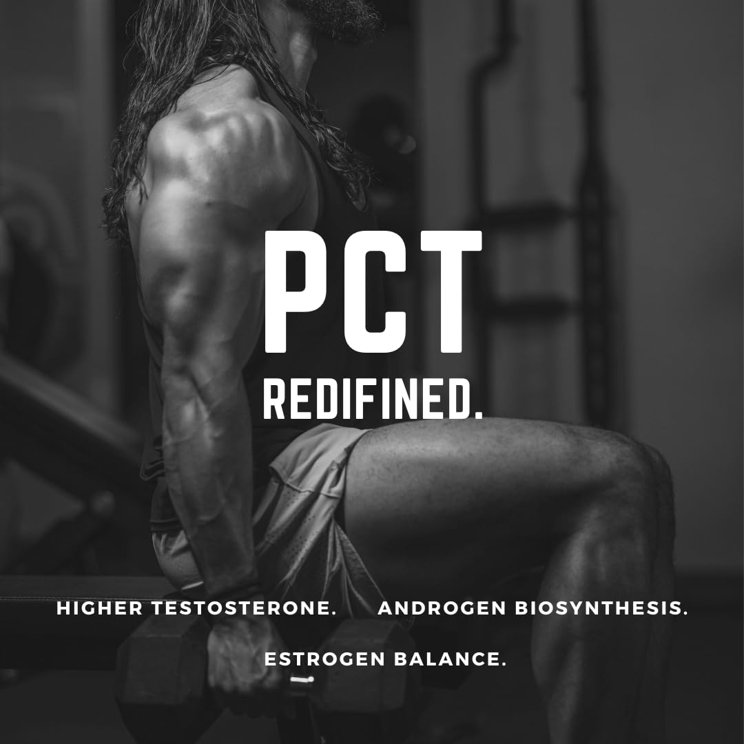 Nutriissa PCT - Premium Testosterone Support & Estrogen Control - EPEB Certified for Purity & Potency - 200:1 Tongkat Ali & Fadogia Agrestis - Vegan, 180 Capsules