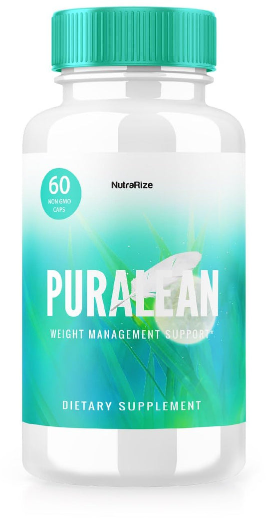 Puralean Capsules - Puralean Dietary Supplement for Advanced Weight Health, Maximum Strength All-Natural Pills for Targeting Belly Fat, Official Formula, Pura Lean Reviews (60 Capsules)