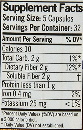 Equate Fiber Therapy, For Regularity Fiber Supplement Capsules, 160-Count Bottle