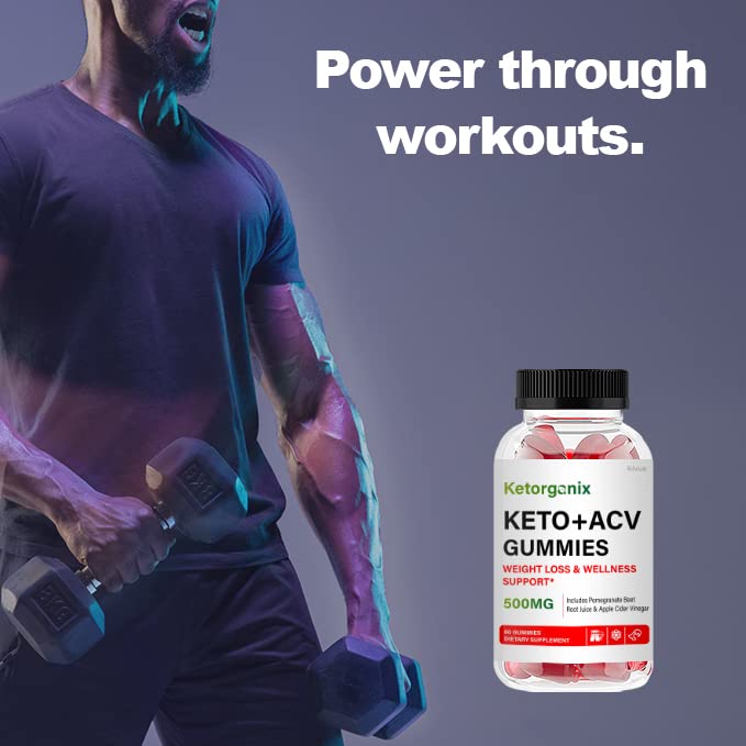 kivus Ketorganix Gummies - Ketorganix Keto ACV Gummies (2 Pack, 120 Gummies)
