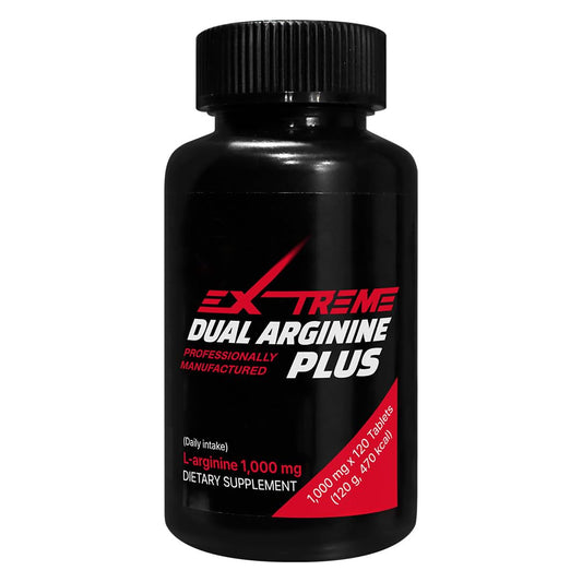 EXTREME Dual ARGININE Plus with Vitamin B Complex - Boost up Energy & Vitality for Men's Sports Performance (1,000mg x 120 Tablets, 2 Months Supply)