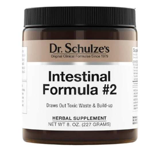 Dr. Schulze's Intestinal Formula #2 | Herbal Colon Cleanse Formula | Remove Excess Waste | 8 Oz. Jar