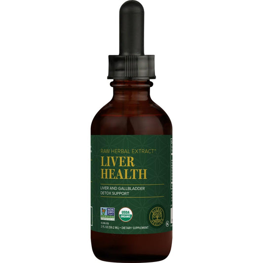 Global Healing Center - Liver Health - Organic Milk Thistle Supplement for Detox & Gallbladder Support - Dandelion Root Supplement for Cleanse & Repair (2 Fl Oz)
