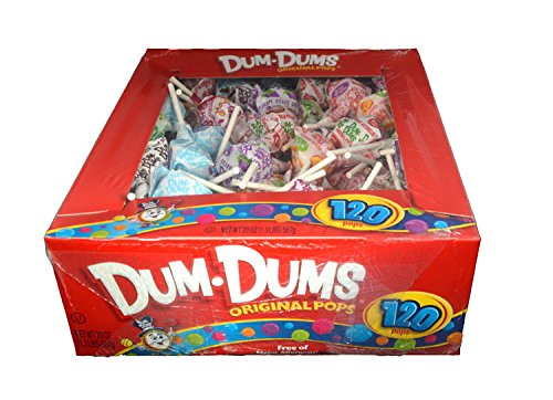 Dum Dums Lollipops  120  Box