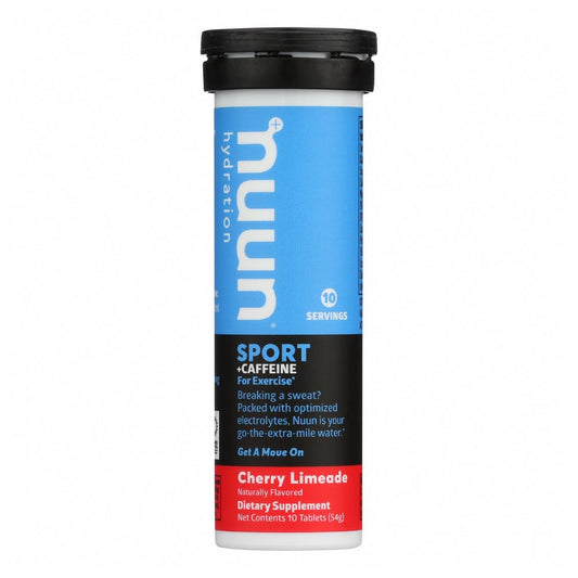 Nuun Energy: Cherry Limeade Electrolyte + Caffeine Tablets (6 Tubes of 10 Tabs)6