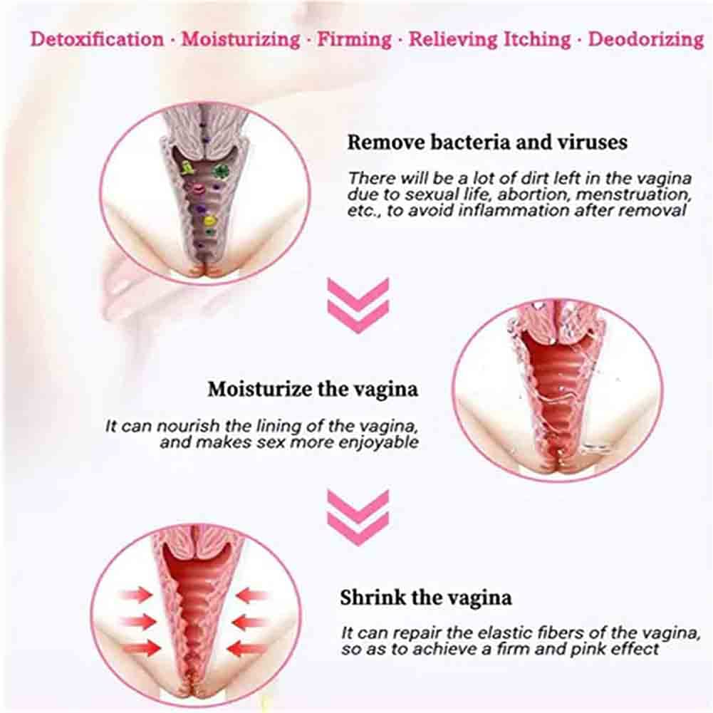 Instant Anti-Itch Detox Products, Capsulas, Firming Repair & Pink and Tender Natural Capsules, Capsulas (8Bag)