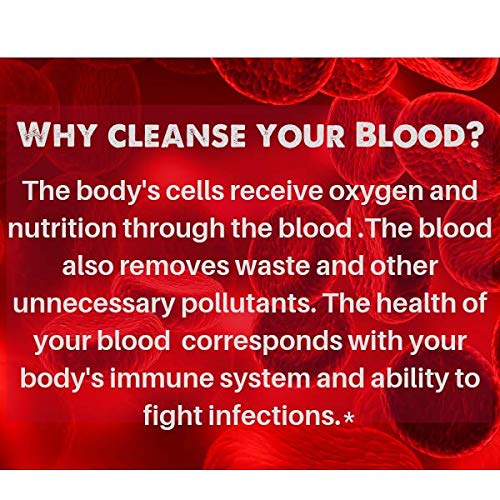Natural Blood Cleanser Capsules Organic Supplement SpeedyVite® (120 Vegetable Powder Capsules)