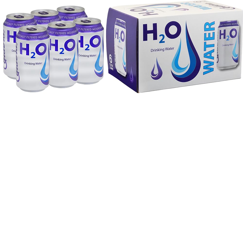Caldera Carbon Filtered Mountain Water 12 Oz Cans 6 Pack Still Water Purified Water Canned Water No Additives Shun the Plastic
