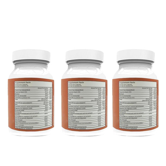 3PCS Plastic Bottles with Leak-Proof, Bottles for Women, 60 Capsules per Bottle, Health Bottle, Support for Men