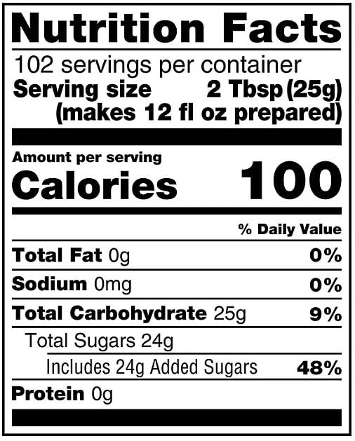 Lemon Sweetened Ice Tea Mix 898 oz with bonus CMC Products 2 in 1 tsp  tbsp measuring spoon Lemon