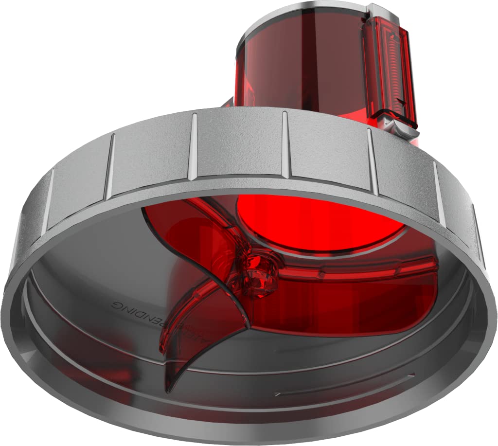 RELOADPRO XL Protein Scoop and Supplement Funnel Attachment for Pre and Post Workout Powders, BPA Free, Spill Proof Dispenser, Universally Fits Most Product Containers, Raging Red, Reload Pro