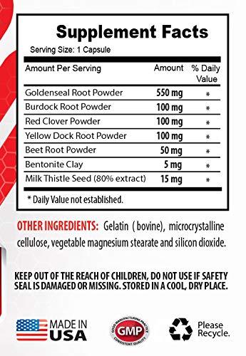 Cleanse and Detox Liver - Full Body Detox and Cleanse Complex 920 MG - Milk Thistle Seed Capsules - 2 Bottles 200 Capsules