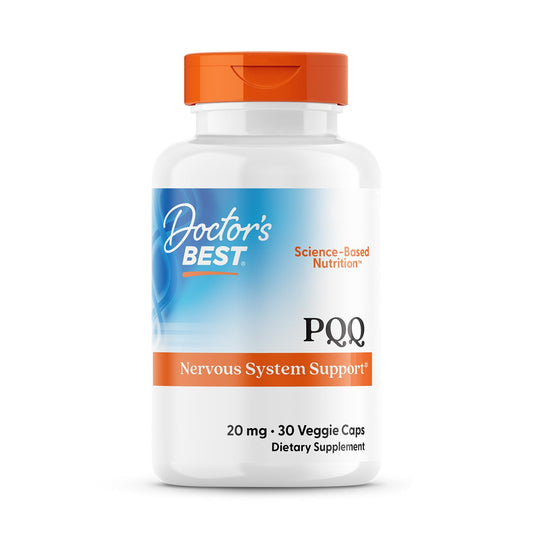 Doctors Best PQQ with BioPQQ, Nervous System Support, Non-GMO, Gluten Free, Soy Free, Vegan 30 Veggie Caps