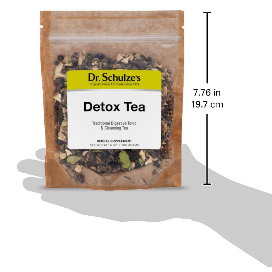 Dr. Schulze’s | Detox Tea | All Purpose Herbal Tonic | Powerful Digestive Stimulant | Dietary Supplement | Ultimate Liver Cleanse | Helps Eliminate Gas & Indigestion | Release Toxins | 6 Oz. Pack