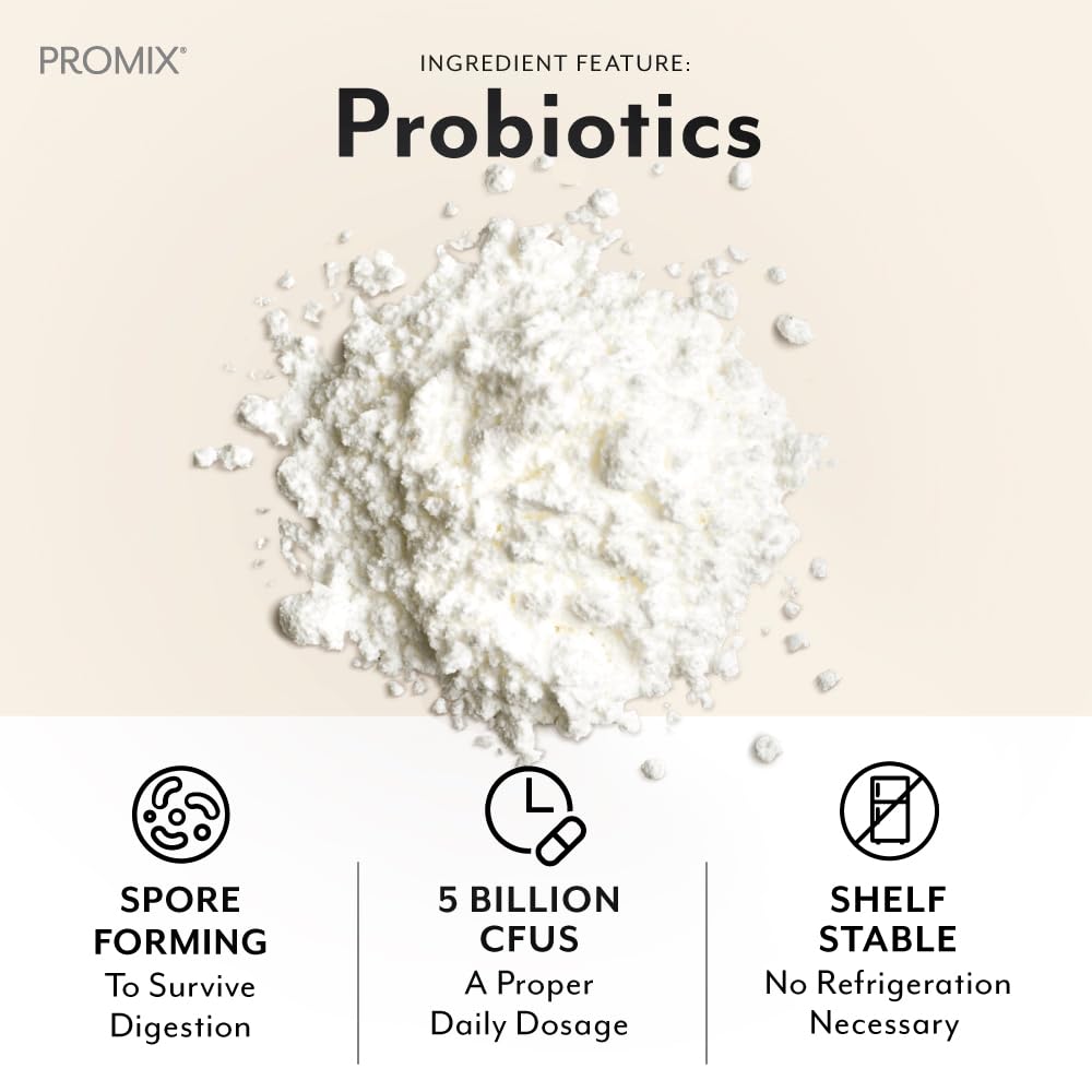 Promix Debloat Prebiotics and Probiotics with Baobab - Rich in Vitamin C, Bloating Relief, Immune Support - Orange - 30 Count