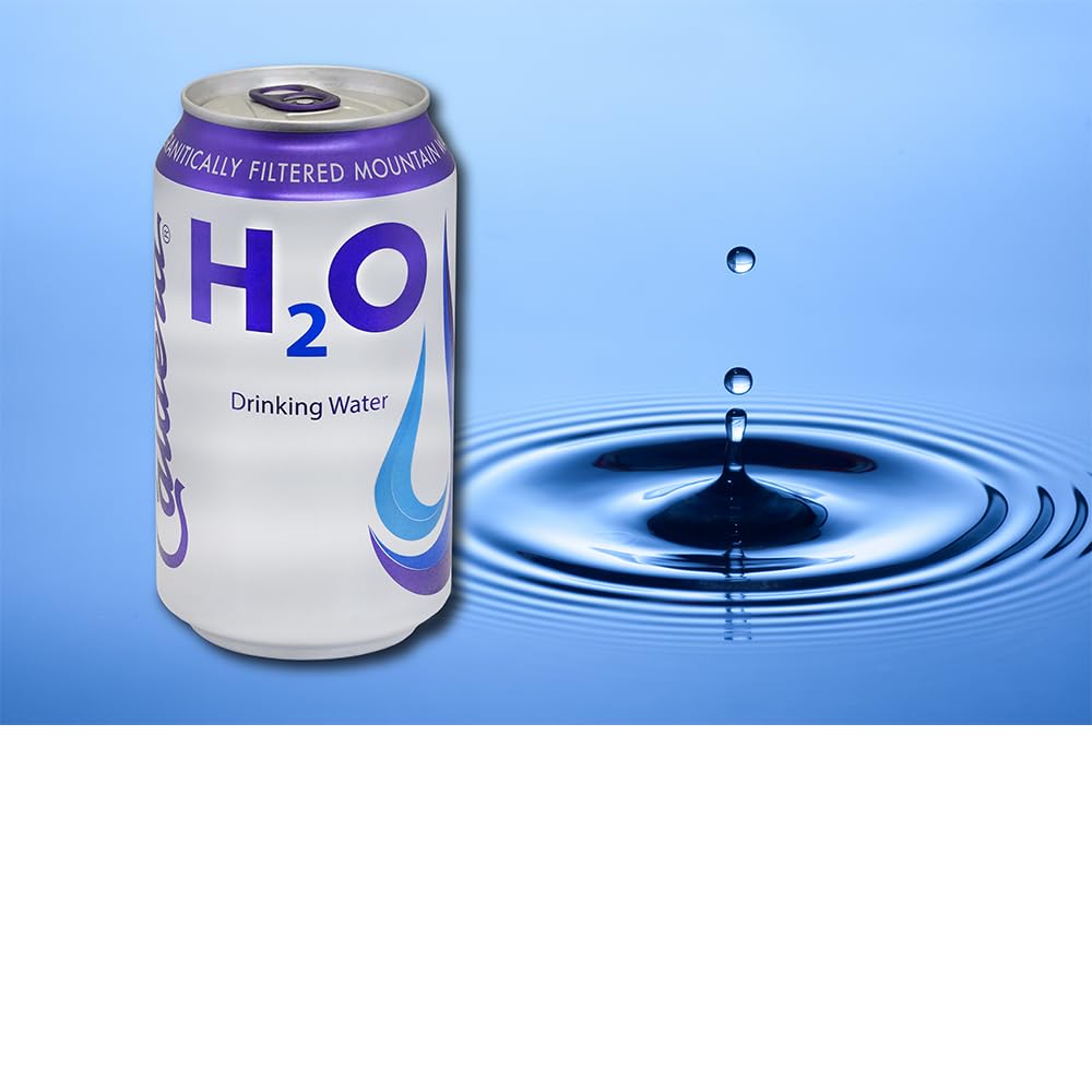 Caldera Carbon Filtered Mountain Water 12 Oz Cans 6 Pack Still Water Purified Water Canned Water No Additives Shun the Plastic