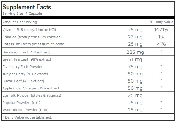 Natural diuretic blend - WATER AWAY - water balance, Diuretic support supplement, Natural support, Water balance, Natural diuretic capsules, Wellness water supplement, Natural diuretic 2 Bot 120 Caps