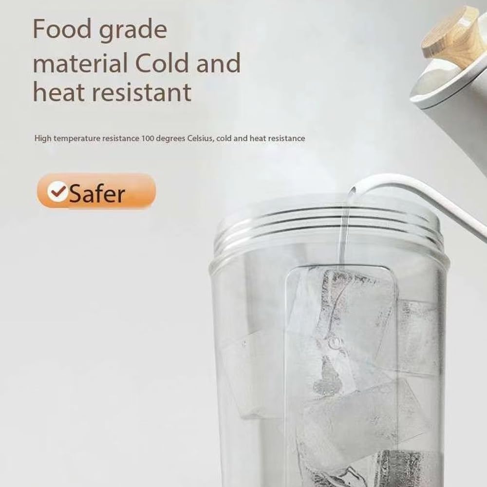 Electric Mixing Cup, Transparent Safety Electric High Speed Protein mixers,Sports Nutrition Shaker Bottle with Type-C Charger, Rechargeable Safety High Speed Shaker Blender for Healthy Eating