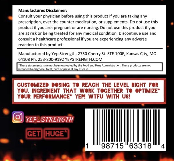 YEP Wake The Faith Up Advanced Pre Workout - Not Your Basic Preworkout with Bonus Ingredients - Customizable Dosing for Your Desired Intensity - Up to 40 Servings (Smash Berry)