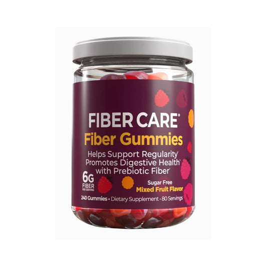 Fiber Care Gummies 240 ct, 80 Servings, 6g of Fiber Per Serving, Help Supports Regularity & Promote Digestive Health Pack of 1