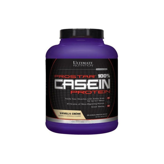 Ultimate Nutrition Prostar Micellar Casein Protein Powder 24 Grams of Protein, 9.9 Grams of EAAS, and 4.6 Grams of BCAAS-69 Servings,Vanilla Powder,5 Pounds