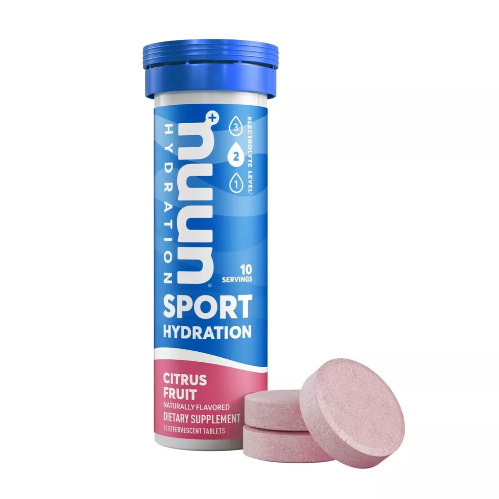 Nuun Active Citrus Fruit Electrolyte Enhanced Drink Tablets (2-Pack of 10)