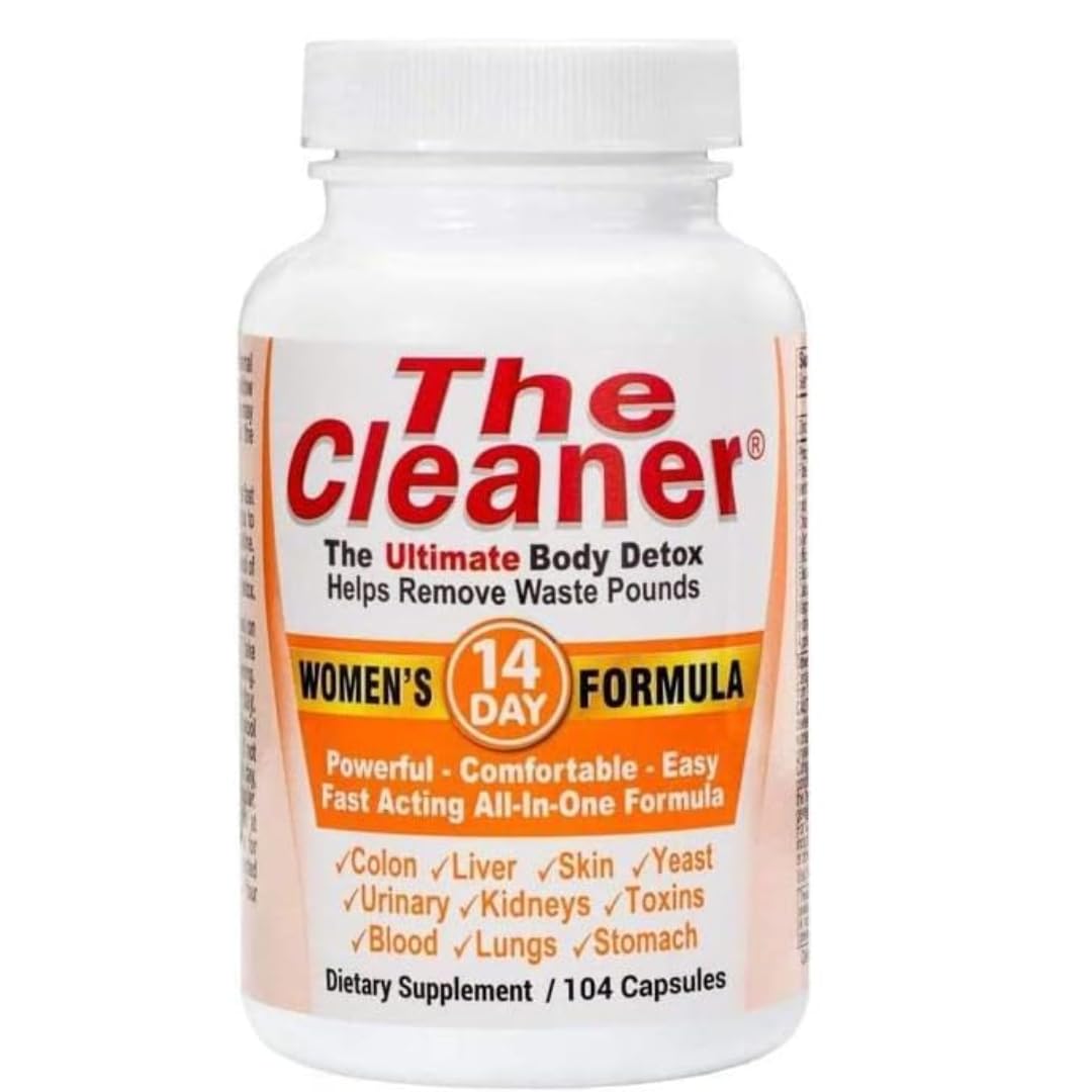Generic CenturySystemsBrand The Cleaner Women's 14_Day Formula Supplement, 104 Capsules(2 Pack), Powerful, Comfortable, Easy and Fast Acting Formula