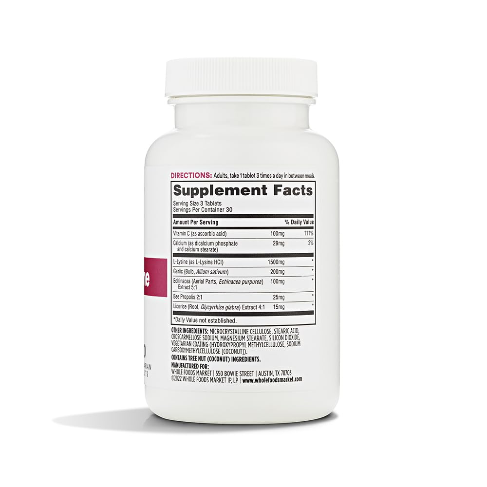 Whole Foods Market, Lysine Power, 90 Count