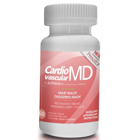 ScimeraMD® CardiovascularMD Red Yeast Rice Supplement with Phytosterol Ester and CoQ10 for Heart Health and Cholesterol Support, 60 CT