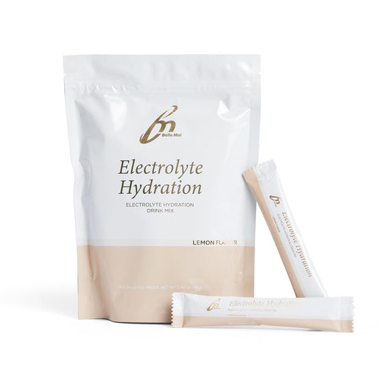 Sugar-Free Hydration - Electrolyte Hydration Packets - Hydration Powder Drink Mix (Lemon Flavor) - Health and Beauty - Non-GMO - Gluten Free - Vegan Friendly - Paleo & Keto Friendly - 10 Calories