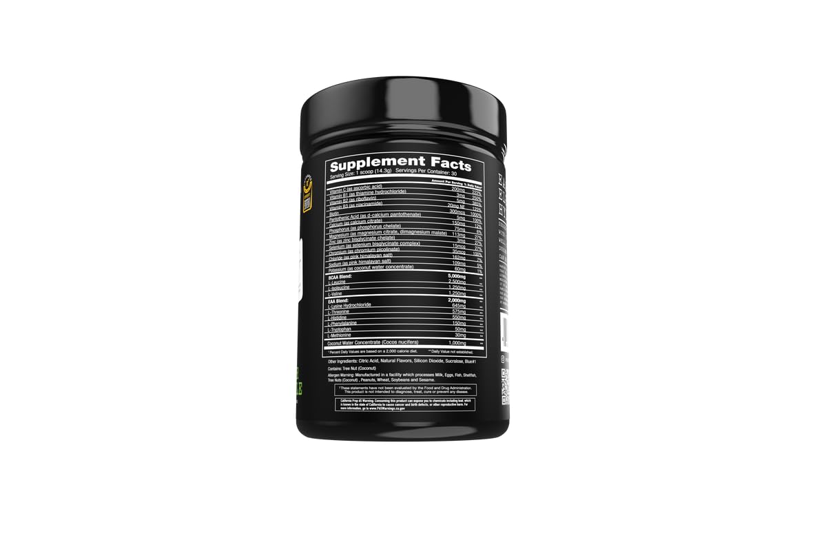 Project #1 AminoEVolution: Muscle Support & Recovery | BCAA's, EAA's, Electrolytes Powder | Keto-Friendly Energy Boost | Pre Workout for Men & Women | 30 Servings - Sour Apple | Amino Acids