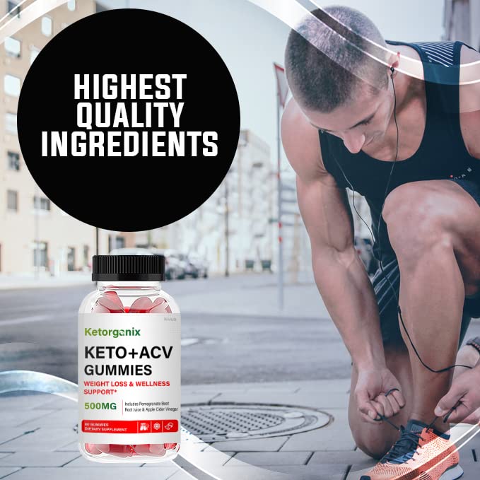 kivus Ketorganix Gummies - Ketorganix Keto ACV Gummies (2 Pack, 120 Gummies)