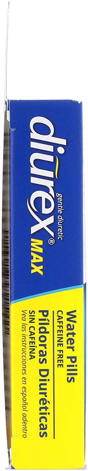 Diurex Max Water Caplets Caffeine Free - 24 Caplets, Pack of 4