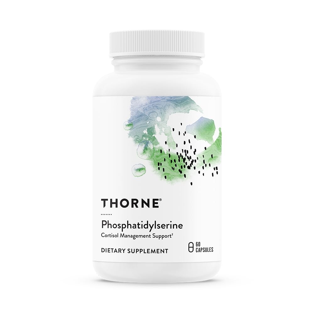 THORNE Phosphatidylserine (Formerly Iso-Phos) - Cortisol Management Support - Phosphatidylserine Isolate Supplement to Support Brain Function* - 60 Capsules - 60 Servings