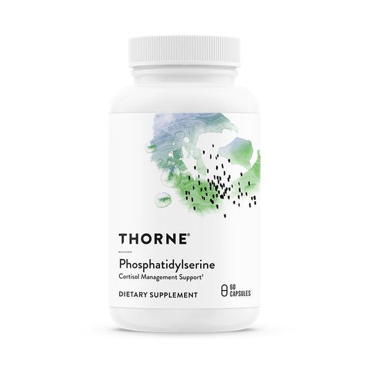 THORNE Phosphatidylserine (Formerly Iso-Phos) - Cortisol Management Support - Phosphatidylserine Isolate Supplement to Support Brain Function* - 60 Capsules - 60 Servings