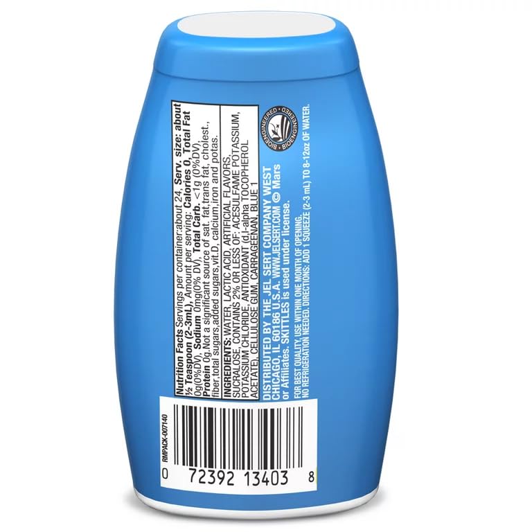 Skittles Liquid Water Enhancer  Tropical Pack of 3  Low Calorie Original Skittles Water Flavoring Drops