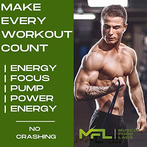 MFL Muscle Xplosion | Pre-Workout | 0 Sugar | Sweetened with Stevia | All-Natural | 60 Servings (Lemonade)