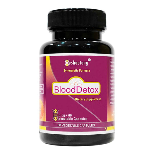 Heshoutang BloodDetox|Market Proven Herbal Blood Cleanser|60 Veg Capsules