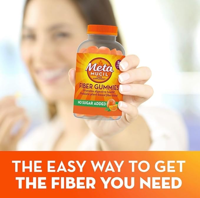 Fiber Supplement, Fiber Gummies, No Sugar Added, 150 Gummies, Orange Flavor