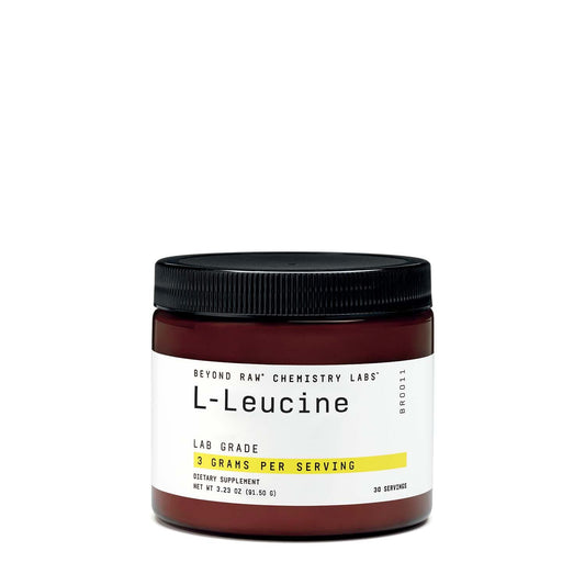 BEYOND RAW Chemistry Labs L-Leucine Powder | Fuels Muscles | 30 Servings