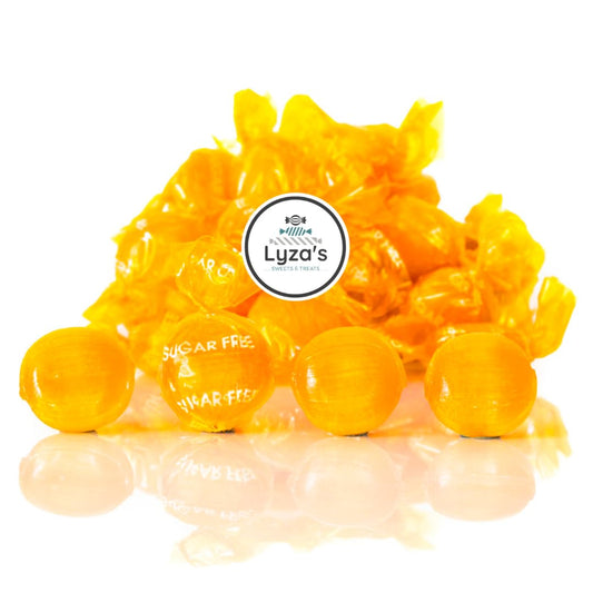 SUGAR FREEE Butterscotch Discs  1 lb Keto  Diabetic Friendly Hard Candy by Lyzas Sweets  Treats