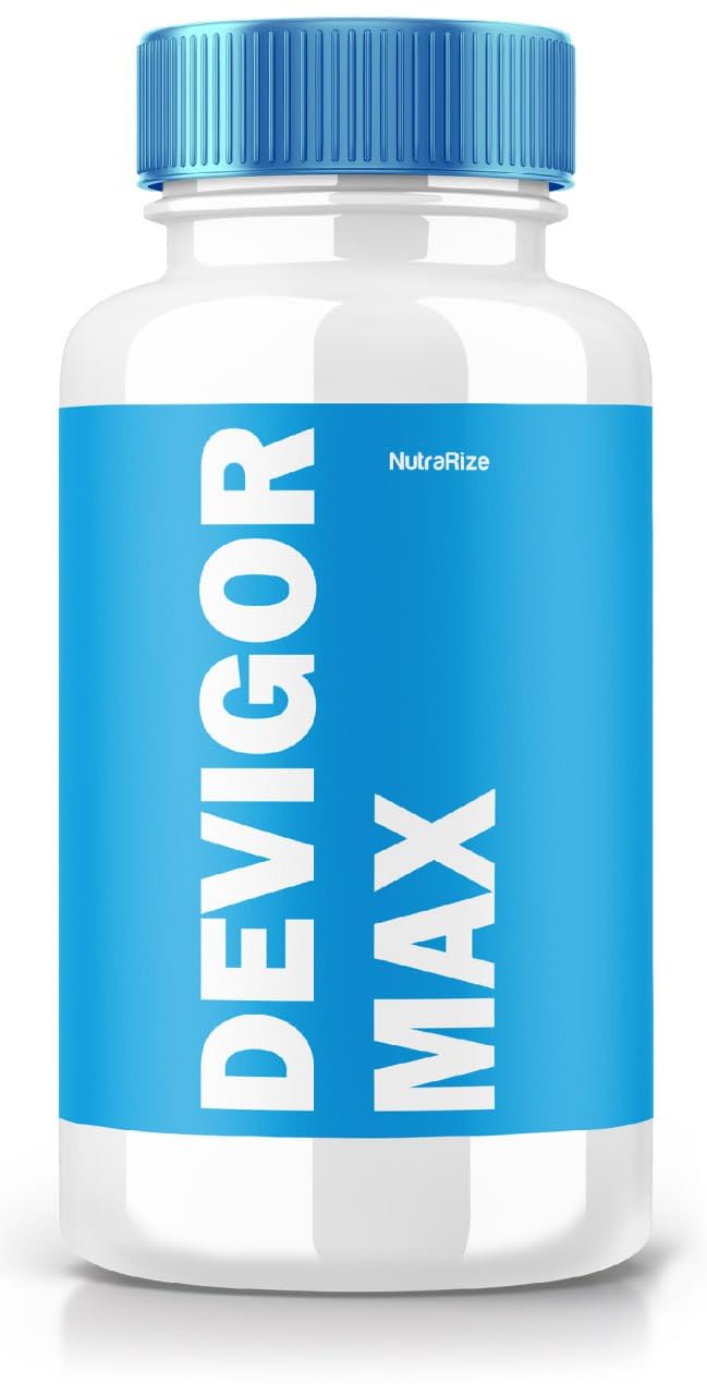 NutraRize Devigor Max - Devigor Max Pills for Man, Devigor Max Supplement to Promote Overall Male Well-Being, to Maintain a Healthy and Active Lifestyle, DevigorMax Men Reviews (60 Capsules)